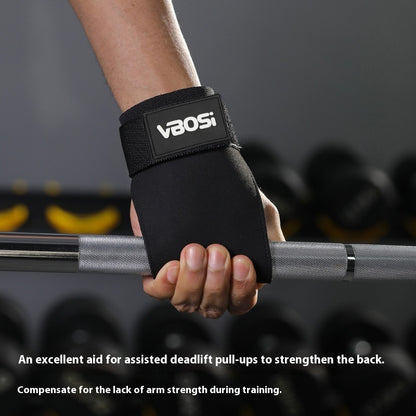 Hard Pull Booster Stripe Palm Gloves Fitness Assistance